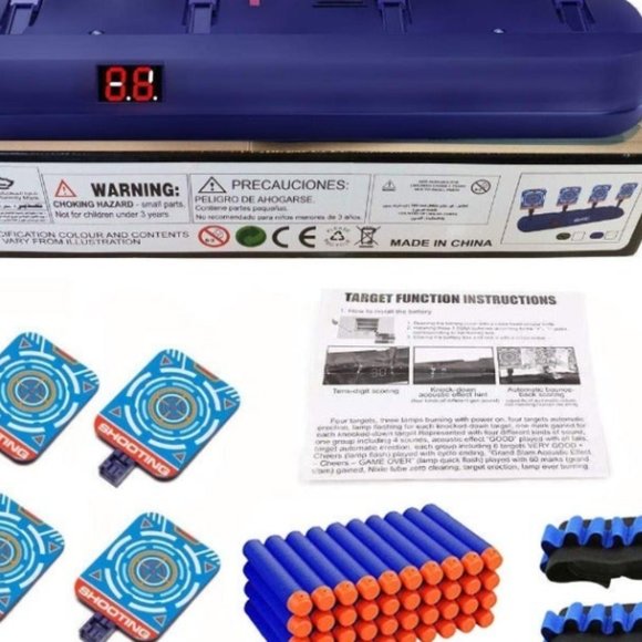 Snorain Gun Targets Electronic Scoring, Blue / Red - Picture 5 of 6